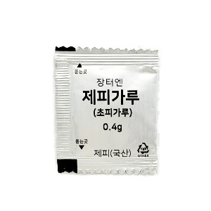 소포장 국산 제피가루 제피 0.4 g (100개) 제피 초피